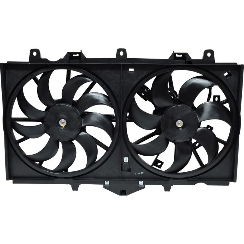 Universal Air Conditioning FA 50588C Dual Radiator and Condenser Fan Assembly -- Radiator-Condenser Fan Assy