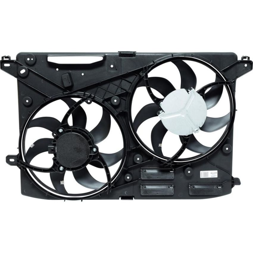 Universal Air Conditioning FA 50598C Dual Radiator and Condenser Fan Assembly -- Radiator-Condenser Fan Assy