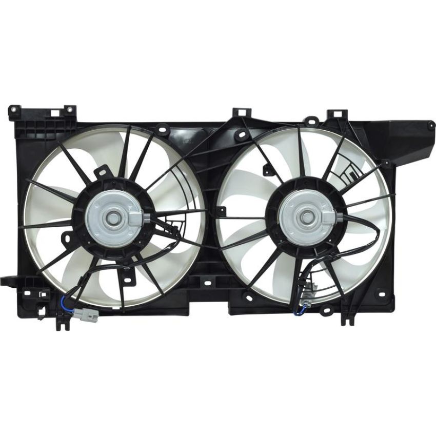 Universal Air Conditioning FA 50600C Dual Radiator and Condenser Fan Assembly -- Radiator-Condenser Fan Assy