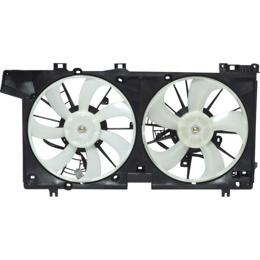 Universal Air Conditioning FA 50600C Dual Radiator and Condenser Fan Assembly -- Radiator-Condenser Fan Assy