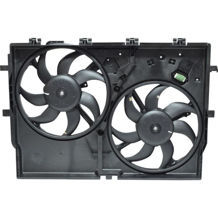 Universal Air Conditioning FA 50606C Dual Radiator and Condenser Fan Assembly -- Radiator-Condenser Fan Assy