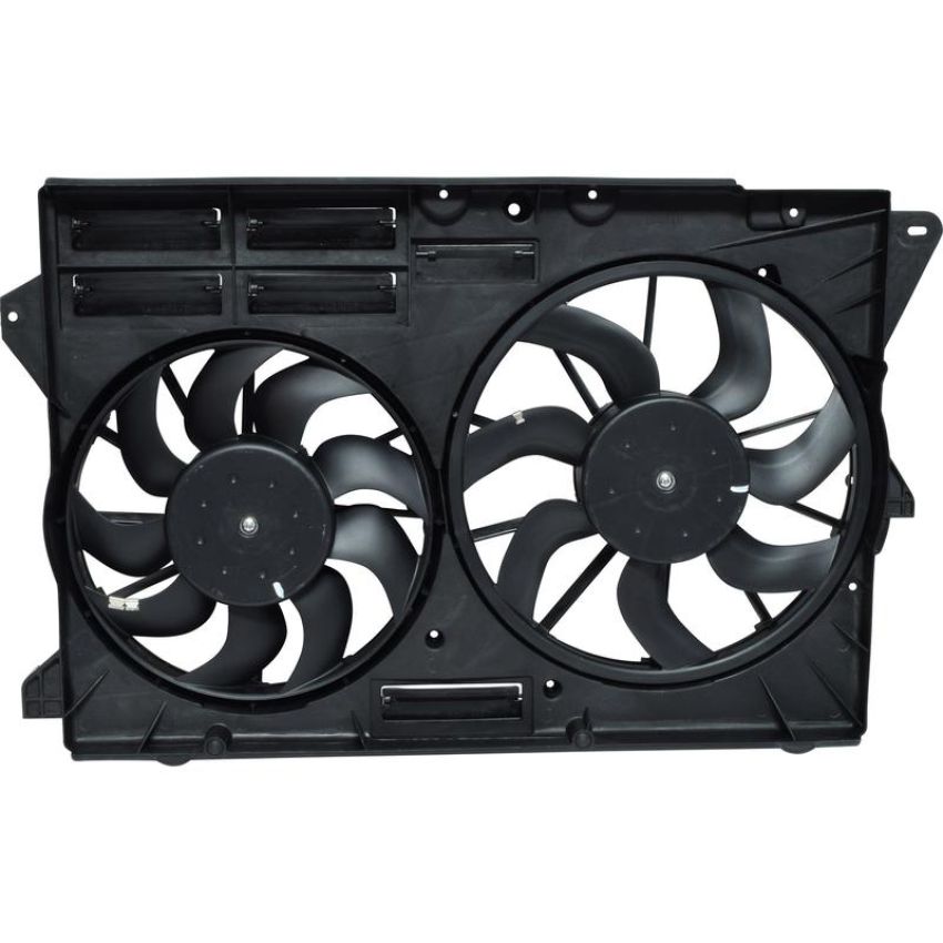 Universal Air Conditioning FA 50608C Dual Radiator and Condenser Fan Assembly -- Radiator-Condenser Fan Assy