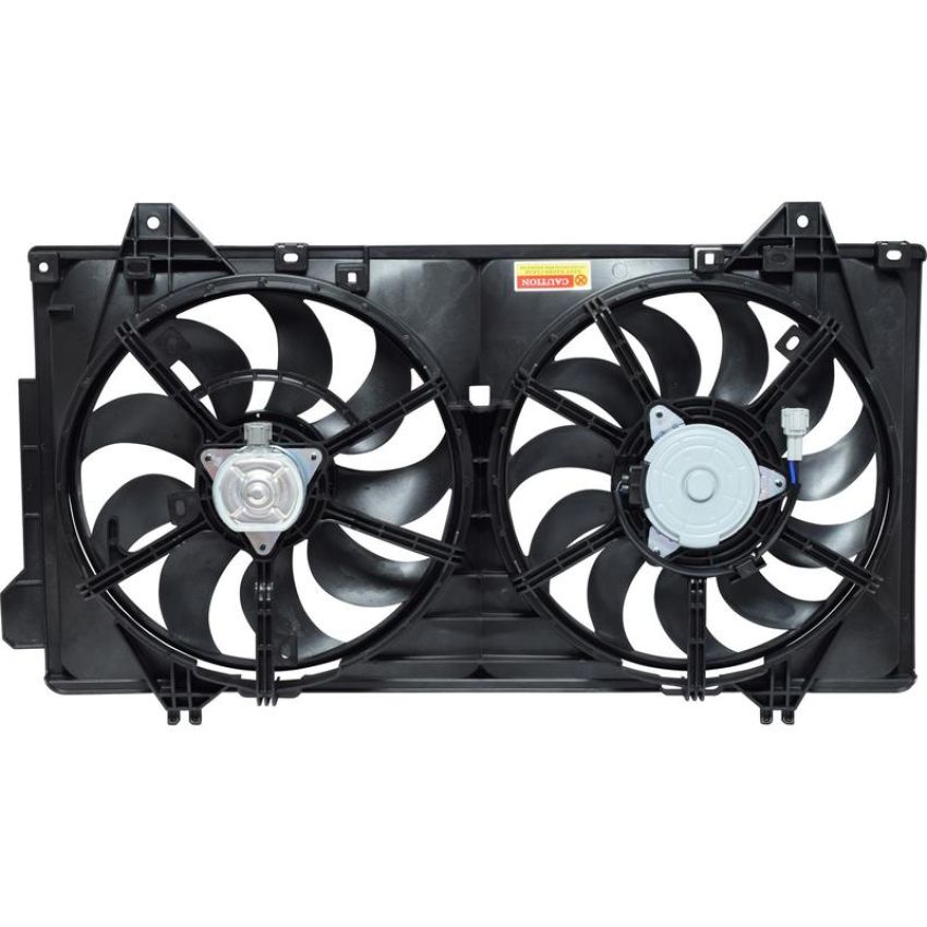 Universal Air Conditioning FA 50613C Dual Radiator and Condenser Fan Assembly -- Radiator-Condenser Fan Assy