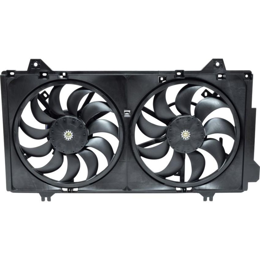 Universal Air Conditioning FA 50613C Dual Radiator and Condenser Fan Assembly -- Radiator-Condenser Fan Assy