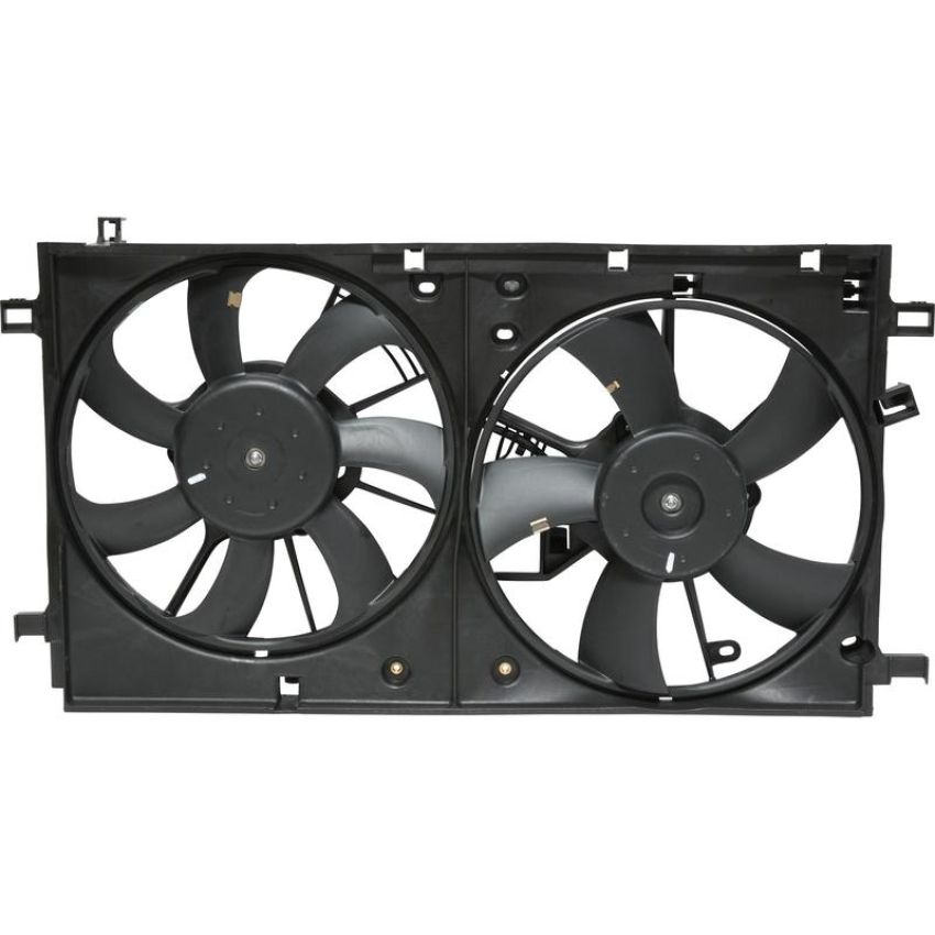 Universal Air Conditioning FA 50615C Dual Radiator and Condenser Fan Assembly -- Radiator-Condenser Fan Assy