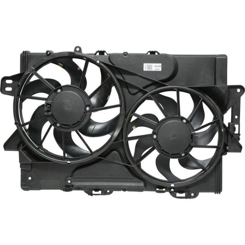 Universal Air Conditioning FA 50619C Dual Radiator and Condenser Fan Assembly -- Radiator-Condenser Fan Assy