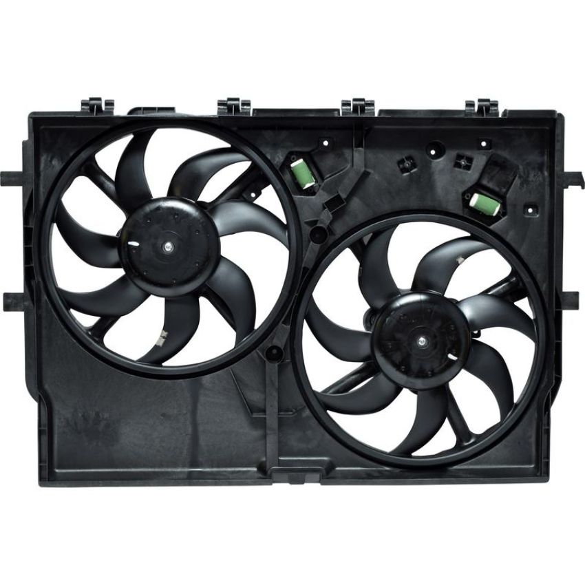 Universal Air Conditioning FA 50623C Dual Radiator and Condenser Fan Assembly -- Radiator-Condenser Fan Assy