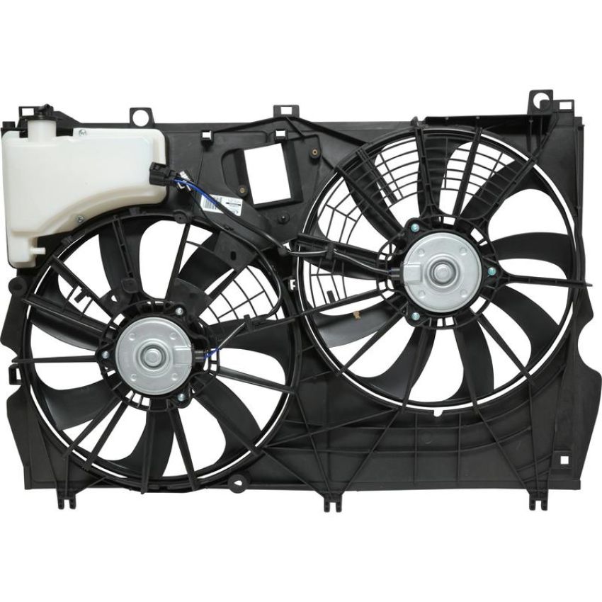 Universal Air Conditioning FA 50634C Dual Radiator and Condenser Fan Assembly -- Radiator-Condenser Fan Assy