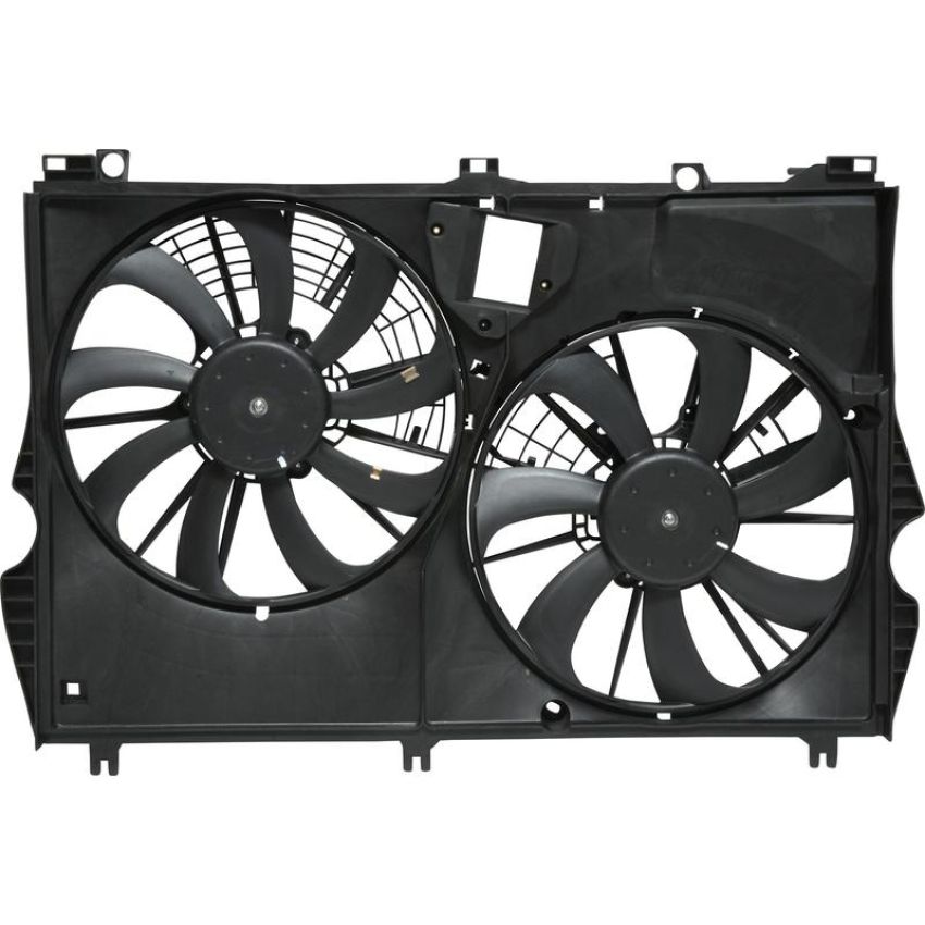 Universal Air Conditioning FA 50634C Dual Radiator and Condenser Fan Assembly -- Radiator-Condenser Fan Assy