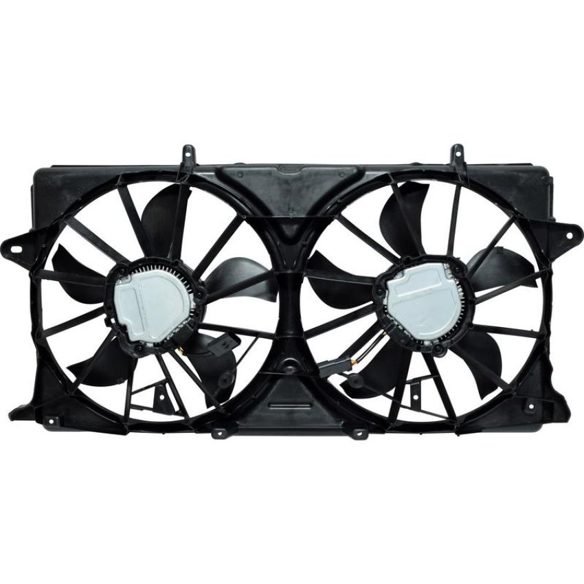 Universal Air Conditioning FA 50654C Dual Radiator and Condenser Fan Assembly -- Radiator-Condenser Fan Assy