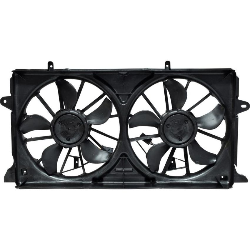 Universal Air Conditioning FA 50654C Dual Radiator and Condenser Fan Assembly -- Radiator-Condenser Fan Assy