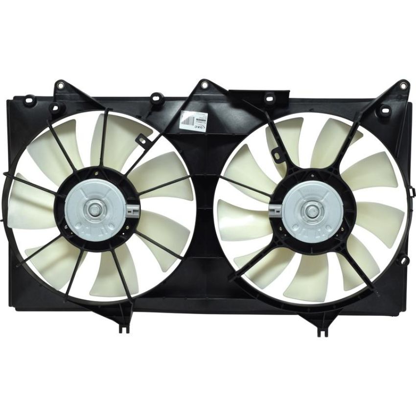 Universal Air Conditioning FA 50661C Dual Radiator and Condenser Fan Assembly -- Radiator-Condenser Fan Assy