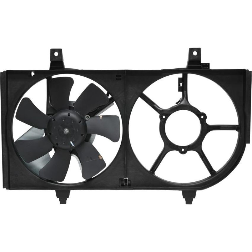Universal Air Conditioning FA 50668C Dual Radiator and Condenser Fan Assembly -- Radiator-Condenser Fan Assy