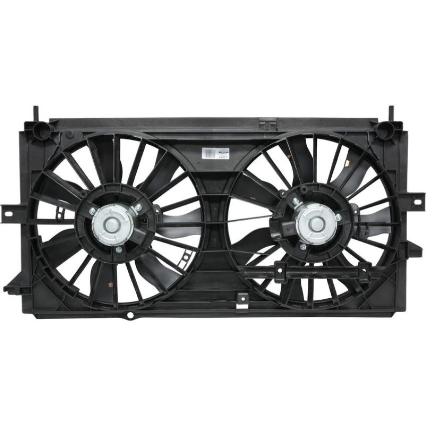 Universal Air Conditioning FA 50676C Dual Radiator and Condenser Fan Assembly -- Radiator-Condenser Fan Assy