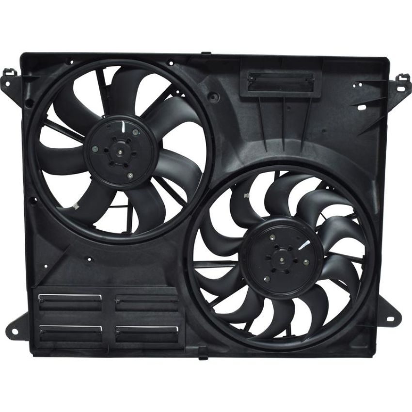 Universal Air Conditioning FA 50684C Dual Radiator and Condenser Fan Assembly -- Radiator-Condenser Fan Assy