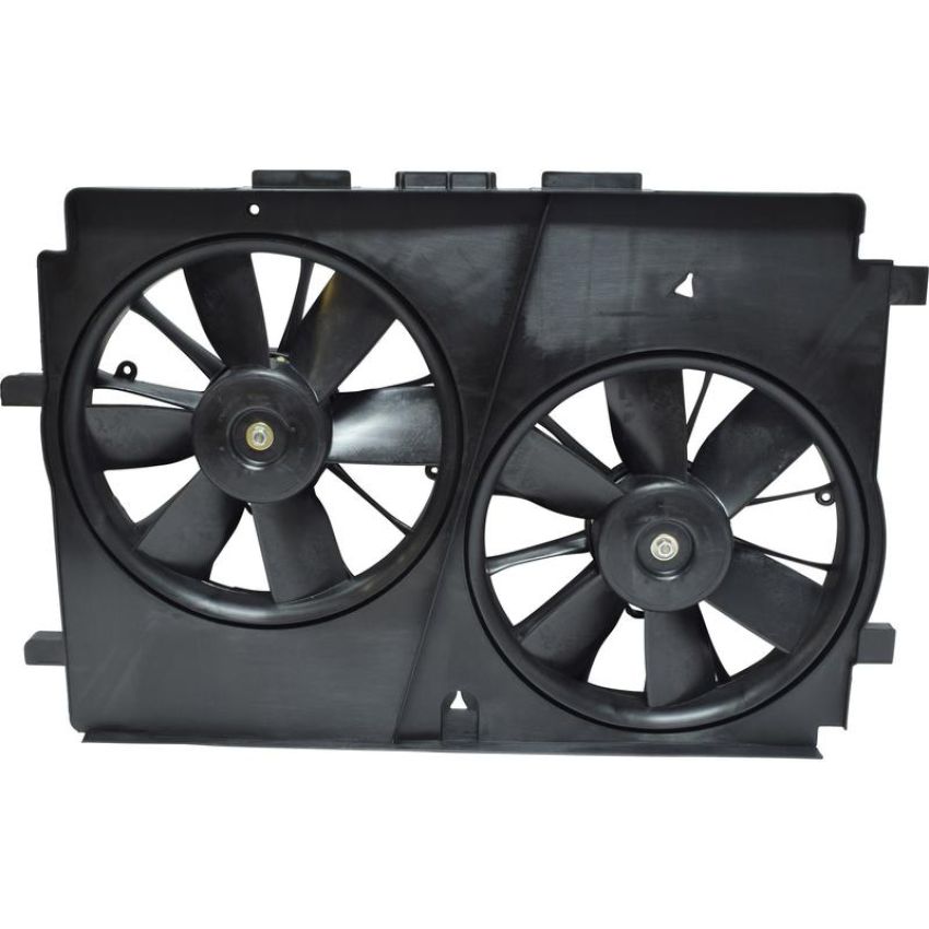 Universal Air Conditioning FA 50711C Dual Radiator and Condenser Fan Assembly -- Radiator-Condenser Fan Assy