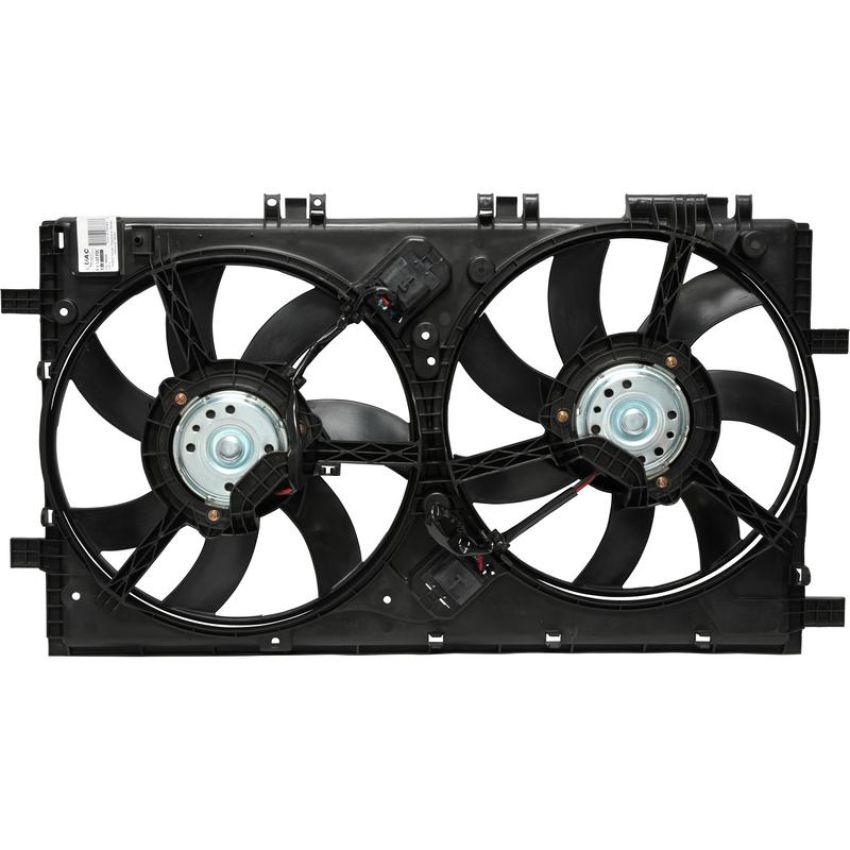 Universal Air Conditioning FA 50770C Dual Radiator and Condenser Fan Assembly -- Radiator-Condenser Fan Assy