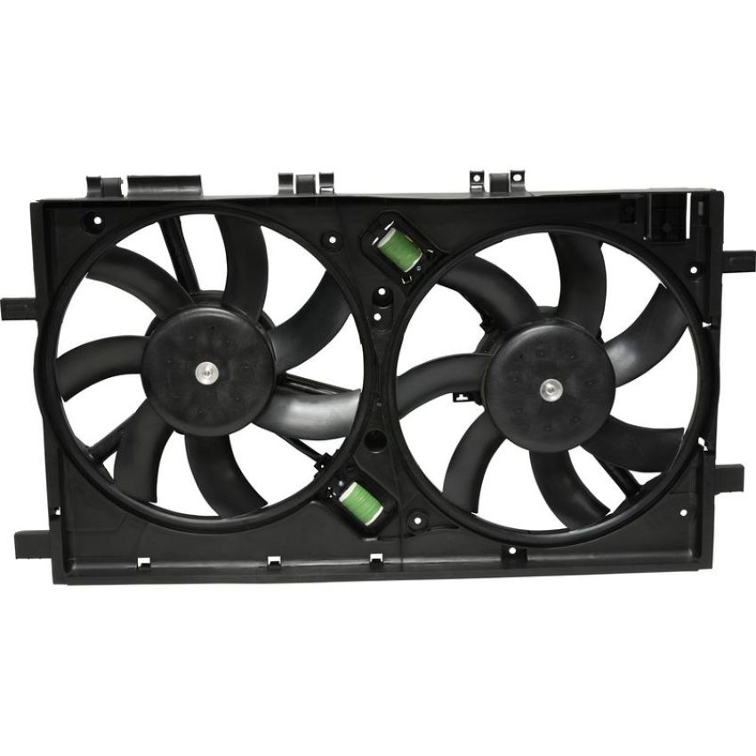Universal Air Conditioning FA 50770C Dual Radiator and Condenser Fan Assembly -- Radiator-Condenser Fan Assy