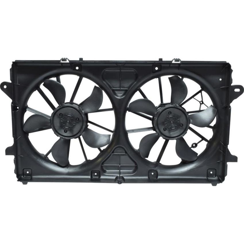 Universal Air Conditioning FA 50864C Dual Radiator and Condenser Fan Assembly -- Radiator-Condenser Fan Assy