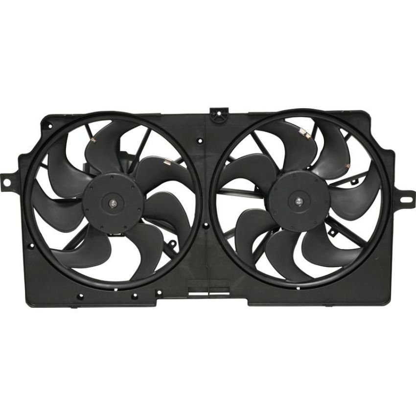 Universal Air Conditioning FA 50881C Dual Radiator and Condenser Fan Assembly -- Radiator-Condenser Fan Assy