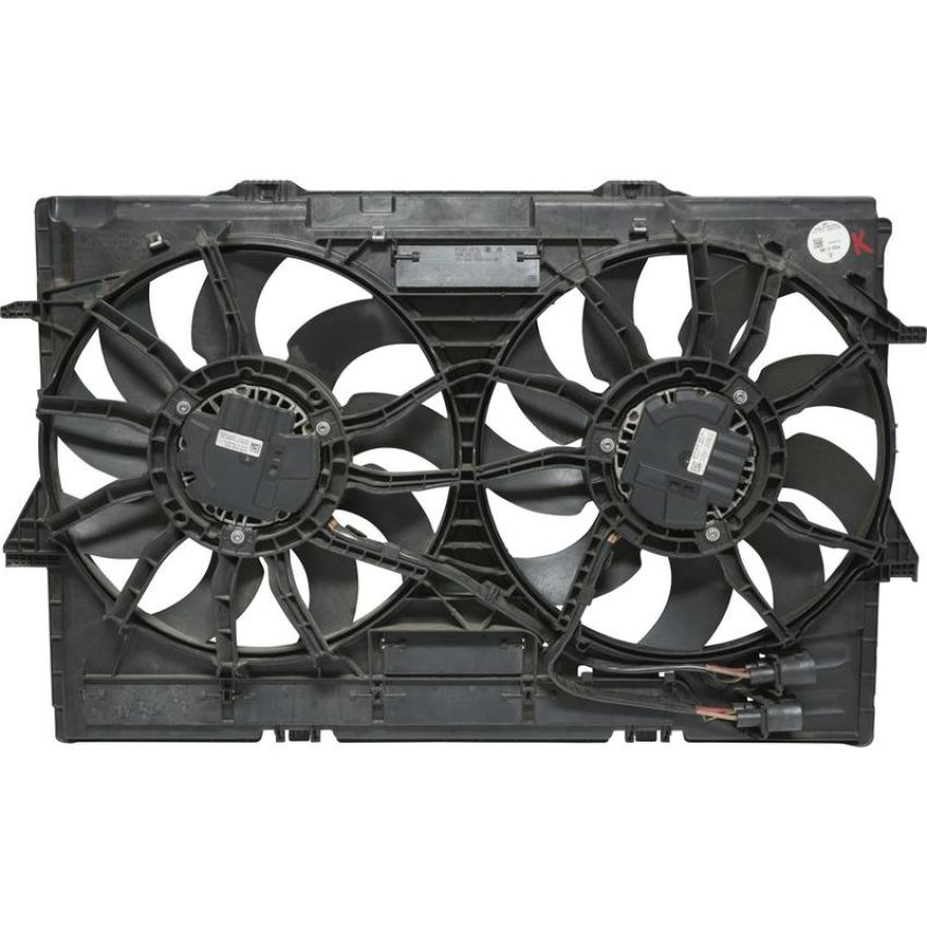 Universal Air Conditioning FA 50929C Dual Radiator and Condenser Fan Assembly -- Radiator-Condenser Fan Assy