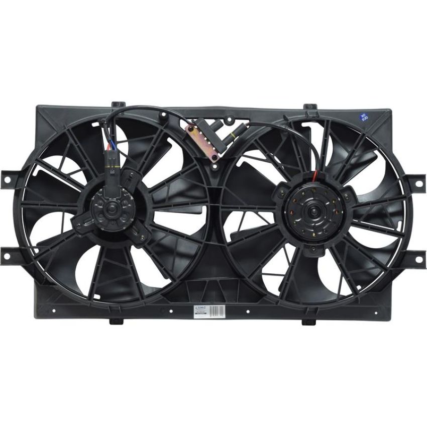 Universal Air Conditioning FA 70012C Dual Radiator and Condenser Fan Assembly -- Radiator-Condenser Fan Assy