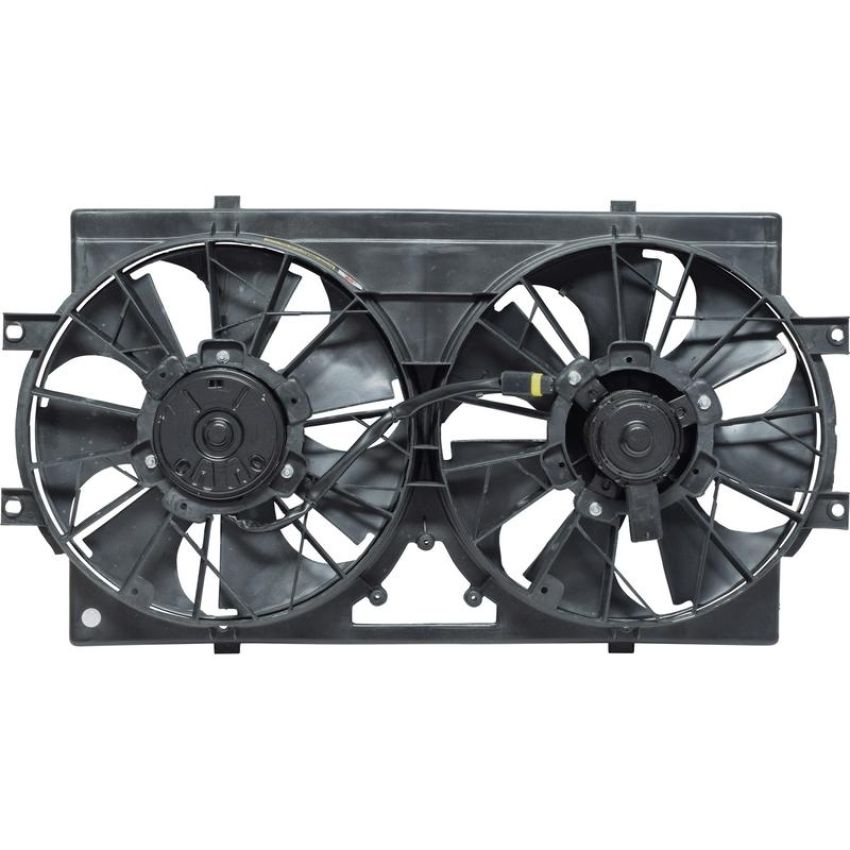 Universal Air Conditioning FA 70014 Dual Radiator and Condenser Fan Assembly -- Radiator-Condenser Fan Assy