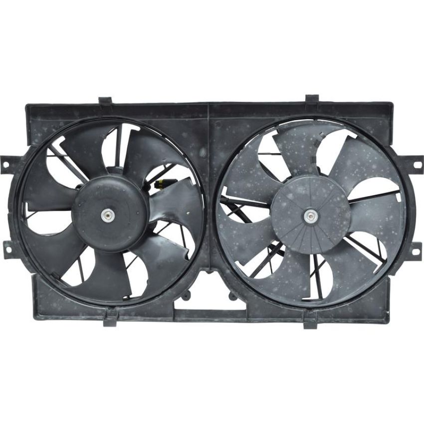 Universal Air Conditioning FA 70014 Dual Radiator and Condenser Fan Assembly -- Radiator-Condenser Fan Assy