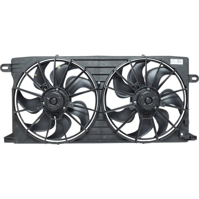 Universal Air Conditioning FA 70052C Dual Radiator and Condenser Fan Assembly -- Radiator-Condenser Fan Assy