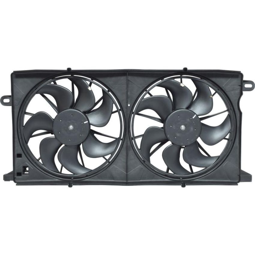 Universal Air Conditioning FA 70052C Dual Radiator and Condenser Fan Assembly -- Radiator-Condenser Fan Assy