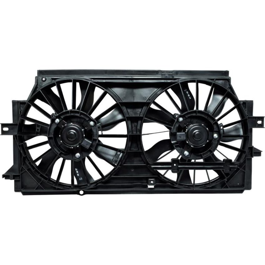 Universal Air Conditioning FA 70054C Dual Radiator and Condenser Fan Assembly -- Radiator-Condenser Fan Assy