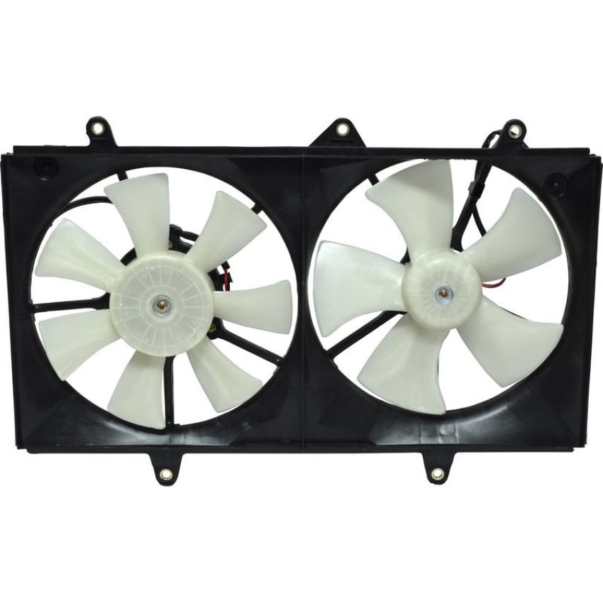 Universal Air Conditioning FA 70094C Dual Radiator and Condenser Fan Assembly -- Radiator-Condenser Fan Assy