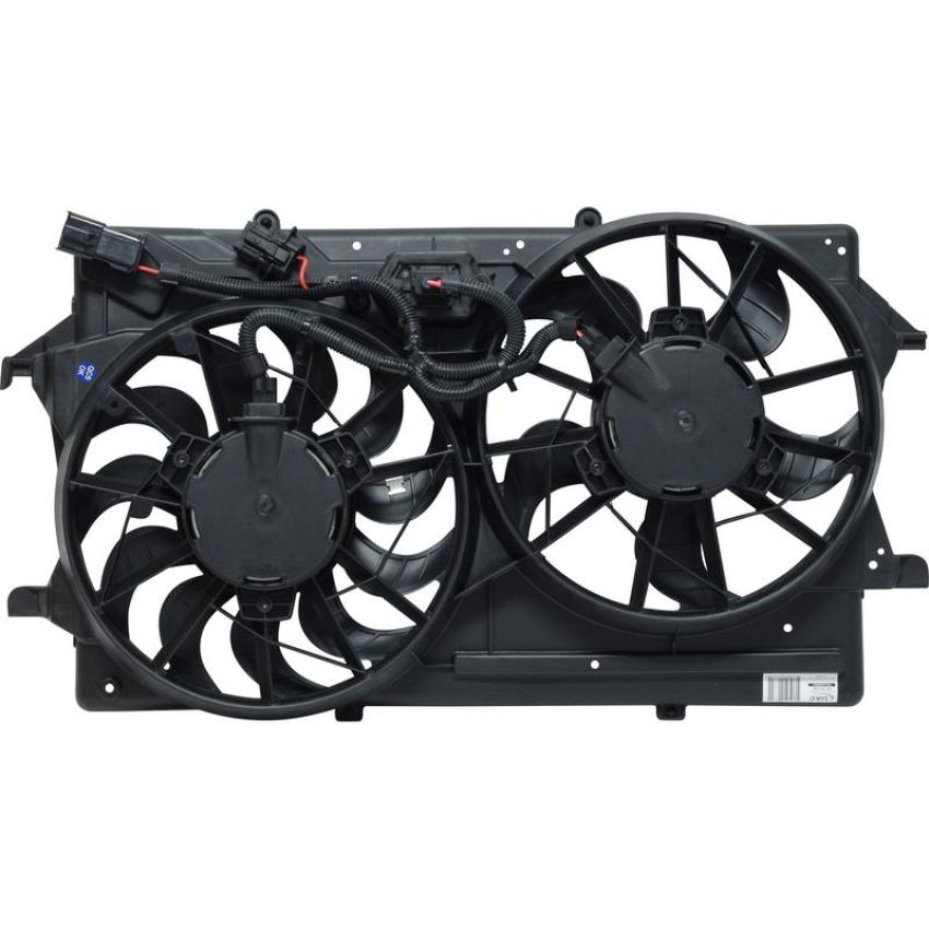 Universal Air Conditioning FA 70179C Dual Radiator and Condenser Fan Assembly -- Radiator-Condenser Fan Assy