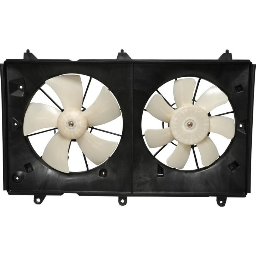 Universal Air Conditioning FA 70211C Dual Radiator and Condenser Fan Assembly -- Radiator-Condenser Fan Assy