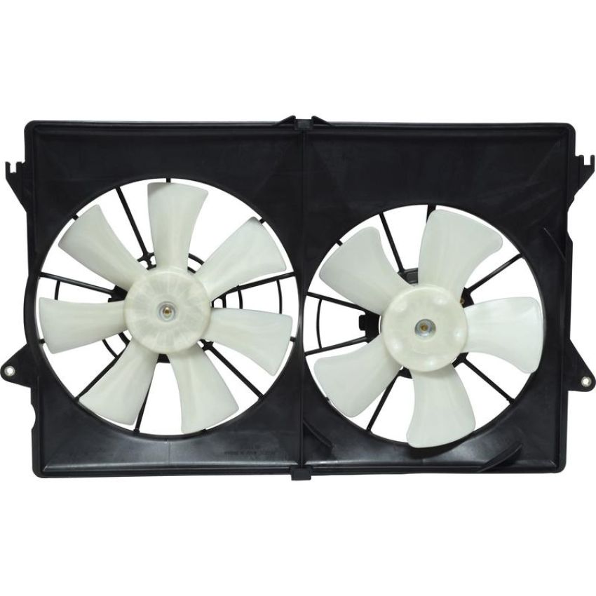 Universal Air Conditioning FA 70215C Dual Radiator and Condenser Fan Assembly -- Radiator-Condenser Fan Assy