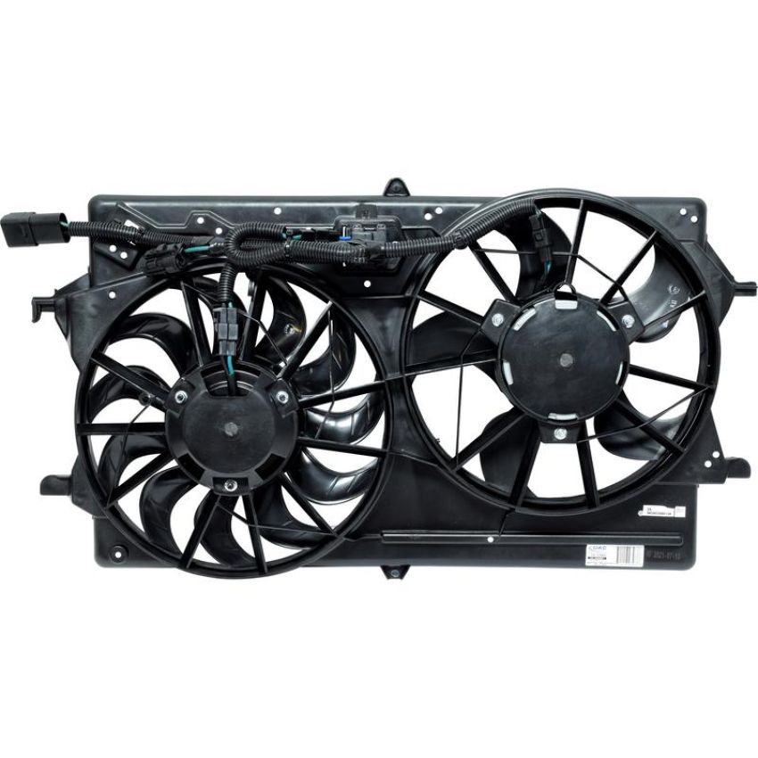 Universal Air Conditioning FA 70589C Dual Radiator and Condenser Fan Assembly -- Radiator-Condenser Fan Assy