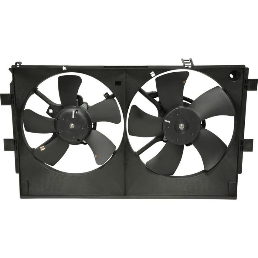 Universal Air Conditioning FA 70935C Dual Radiator and Condenser Fan Assembly -- Radiator-Condenser Fan Assy