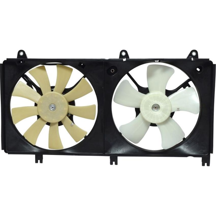 Universal Air Conditioning FA 70981C Dual Radiator and Condenser Fan Assembly -- Radiator-Condenser Fan Assy