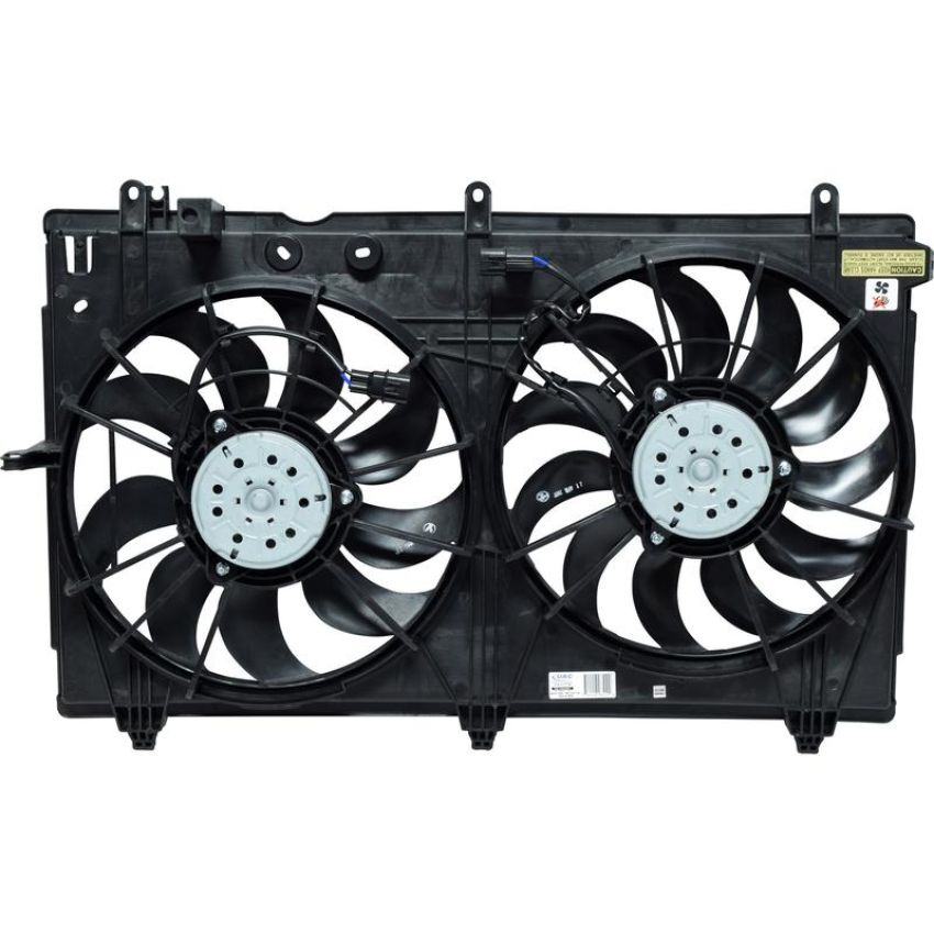 Universal Air Conditioning FA 71772C Dual Radiator and Condenser Fan Assembly -- Radiator-Condenser Fan Assy