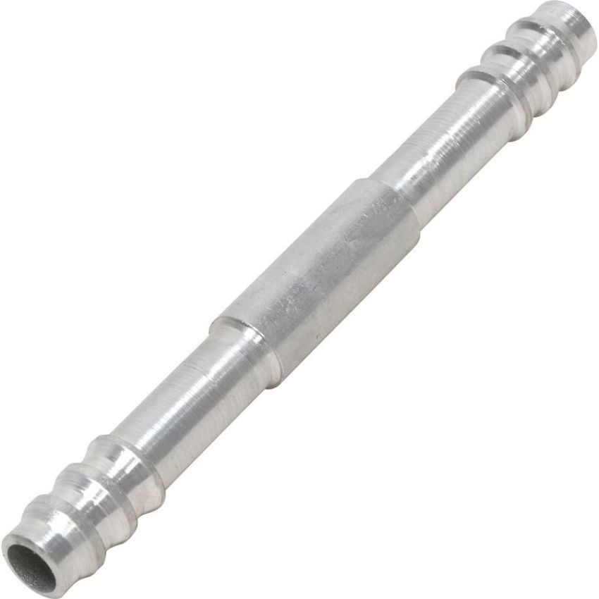 Universal Air Conditioning FT 1591C A/C Refrigerant Hose Fitting -- Aluminum Straight Barb Splicer Fitting