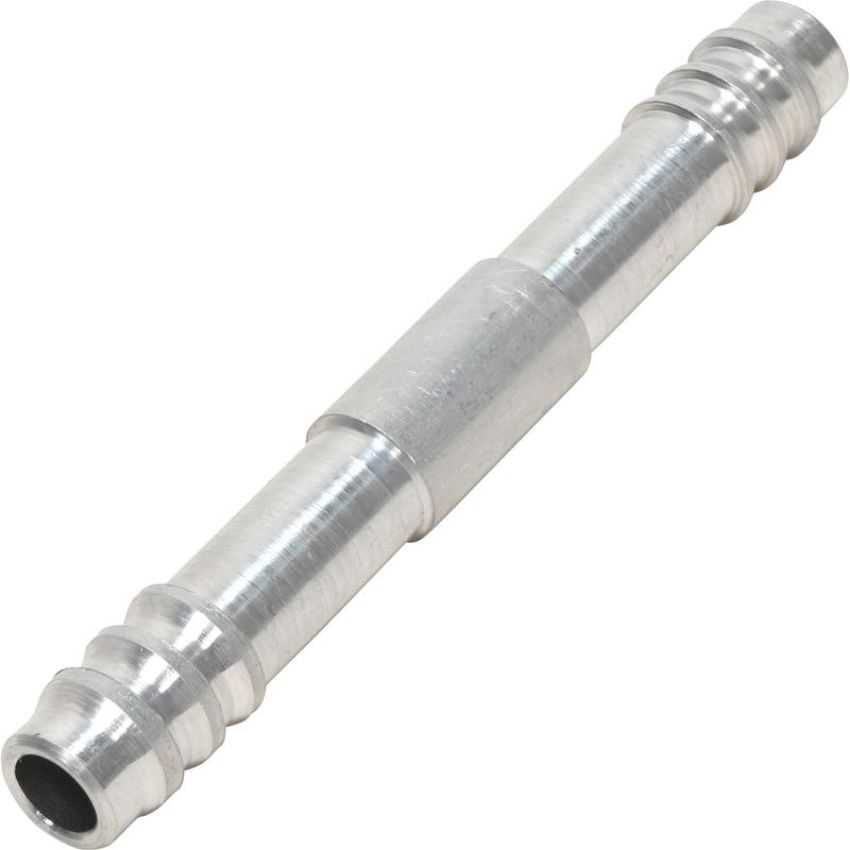Universal Air Conditioning FT 1592C A/C Refrigerant Hose Fitting -- Aluminum Straight Barb Splicer Fitting