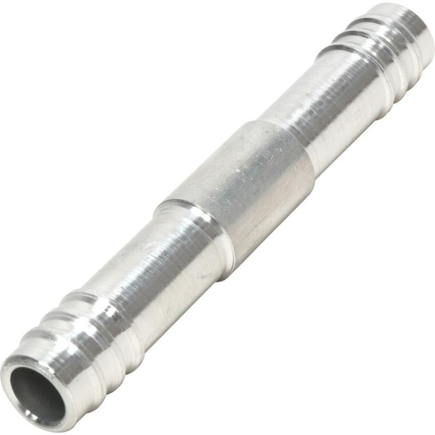 Universal Air Conditioning FT 1593C A/C Refrigerant Hose Fitting -- Aluminum Straight Barb Splicer Fitting