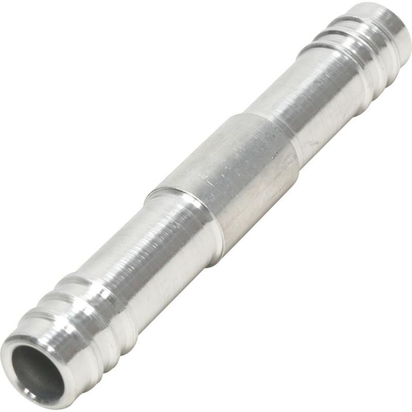 Universal Air Conditioning FT 1593C A/C Refrigerant Hose Fitting -- Aluminum Straight Barb Splicer Fitting