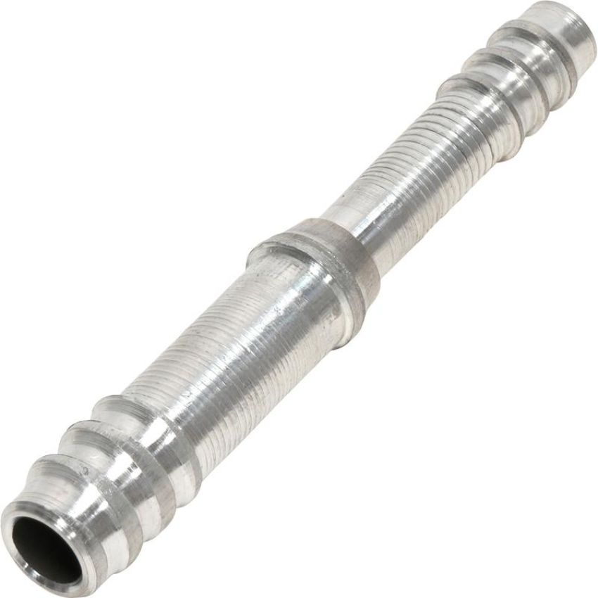 Universal Air Conditioning FT 1595C A/C Refrigerant Hose Fitting -- Aluminum Straight Barb Splicer Fitting
