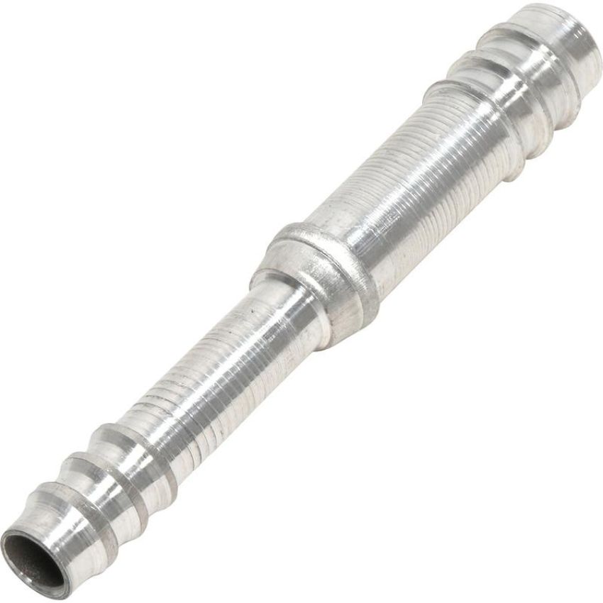Universal Air Conditioning FT 1595C A/C Refrigerant Hose Fitting -- Aluminum Straight Barb Splicer Fitting
