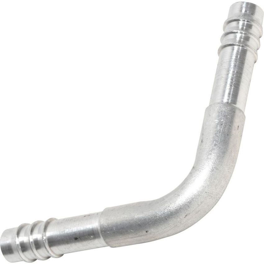 Universal Air Conditioning FT 1612C A/C Refrigerant Hose Fitting -- Aluminum 90Âº Barb Splicer Fitting