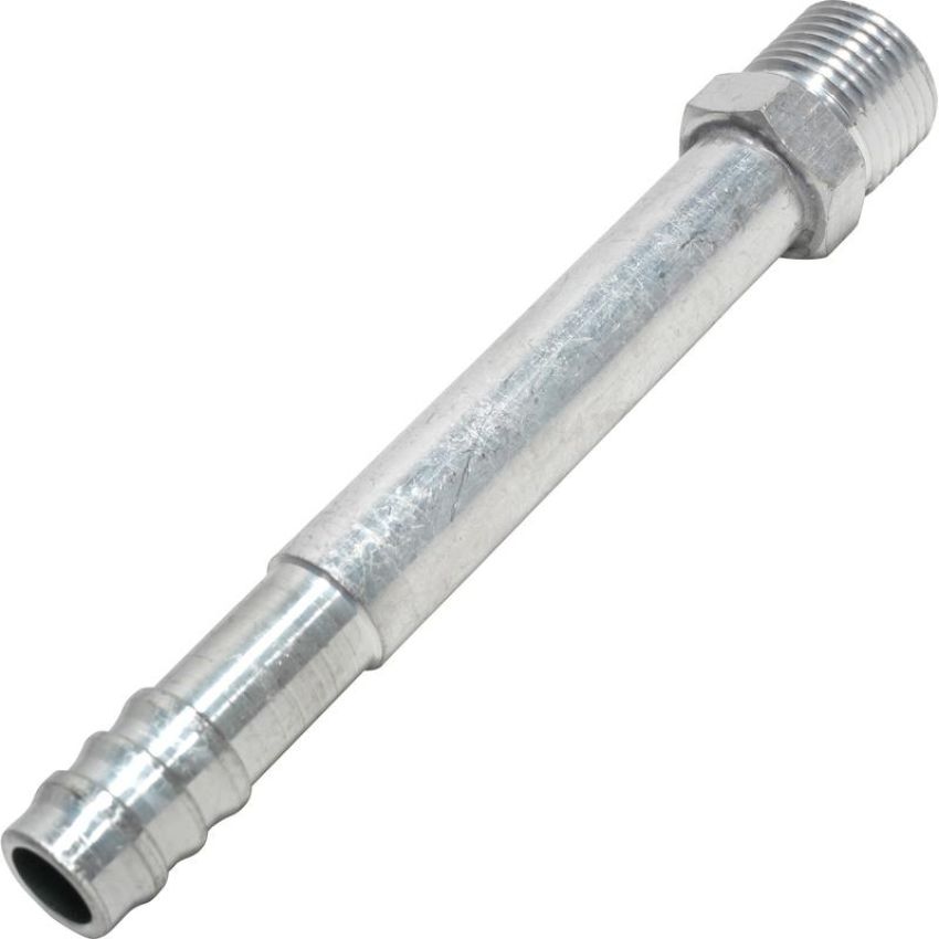 Universal Air Conditioning FT 1802C A/C Refrigerant Hose Fitting -- Aluminum Straight Male Insert Oring Barb Fitting