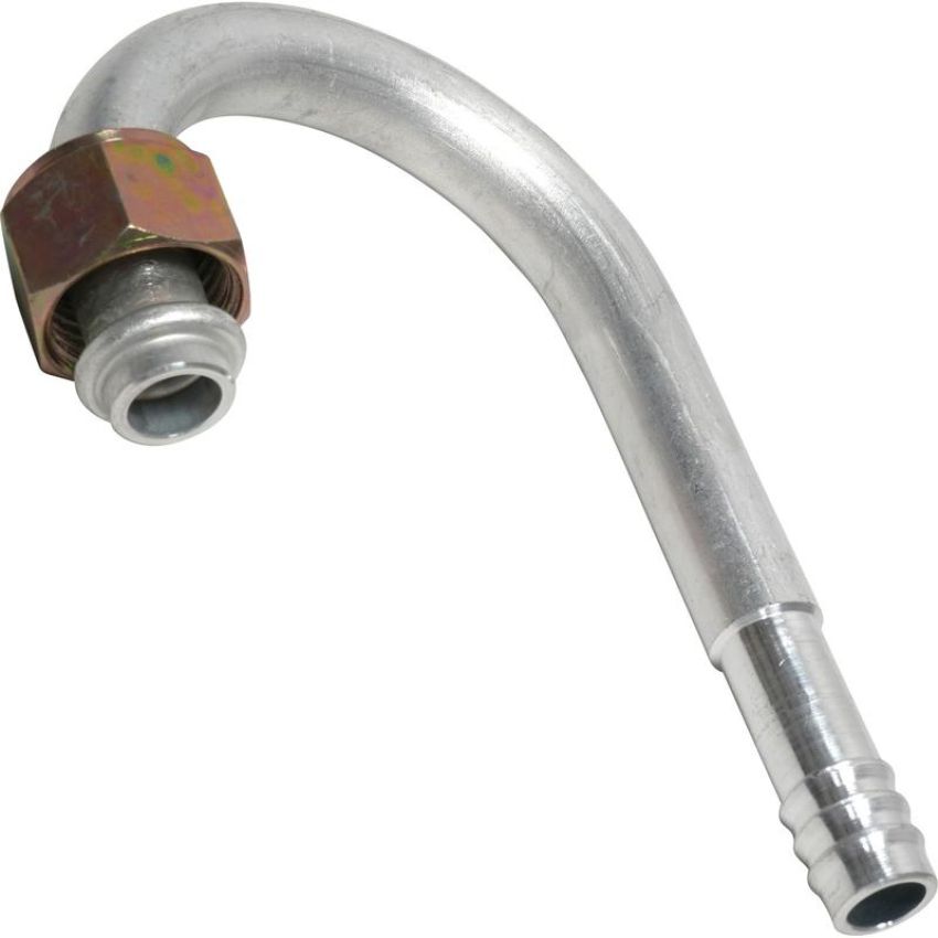 Universal Air Conditioning FT 1934C A/C Refrigerant Hose Fitting -- Aluminum U-Shape Female Oring Barb Fitting