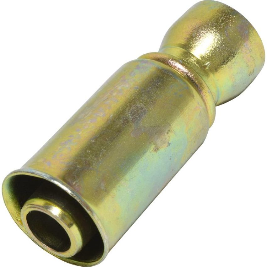 Universal Air Conditioning FT 6603SRBC A/C Refrigerant Hose Fitting -- Steel Straight Outer Weld-on Beadlock Fitting