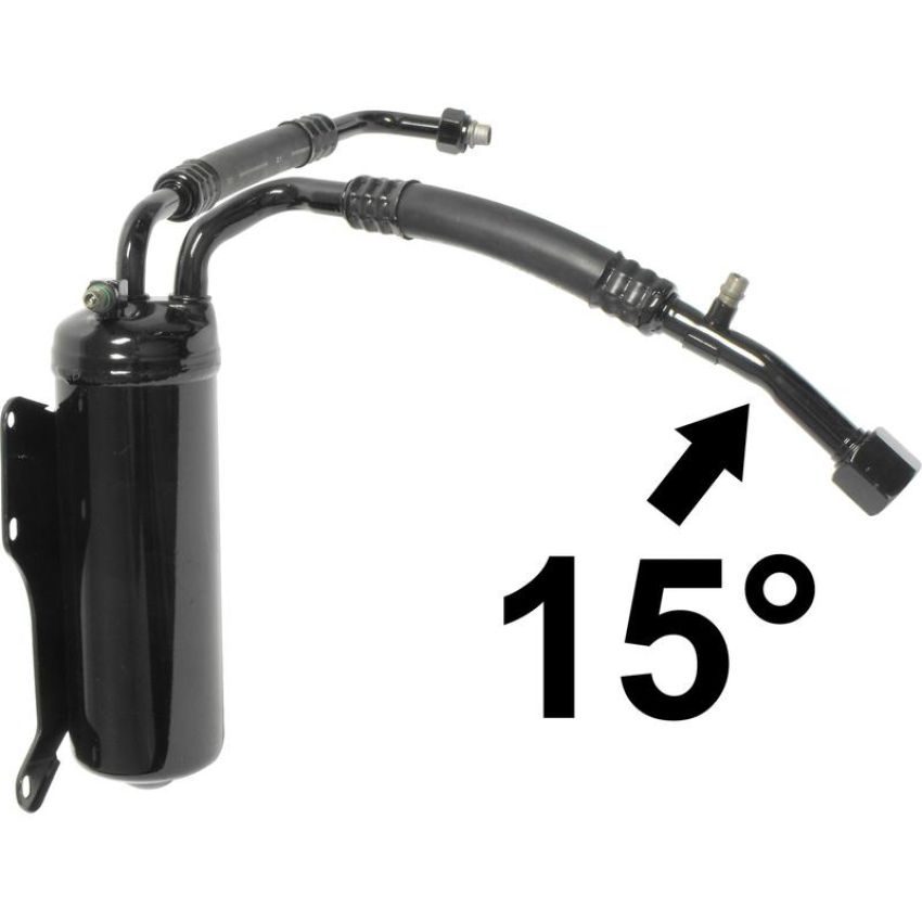Universal Air Conditioning HA 10105C A/C Accumulator with Hose Assembly -- Accumulator with Hose Assembly